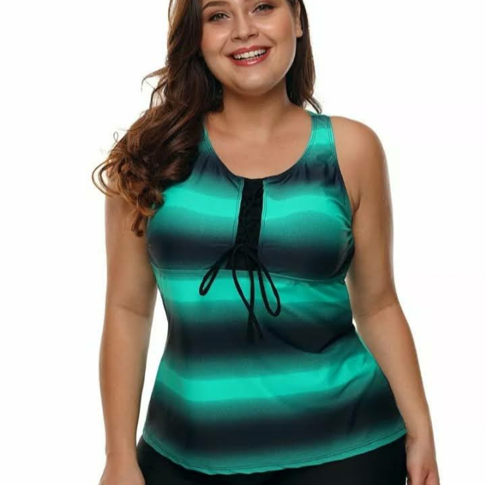 Plus size capris 2 piece
